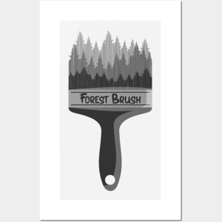 Forest Brush Posters and Art
